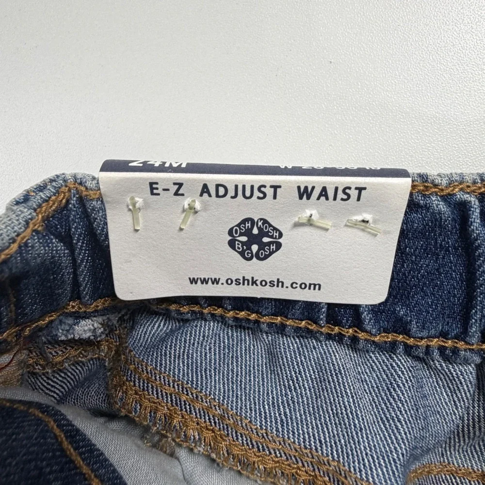 OshKosh B'gosh & Polo Ralph Lauren Jeans Girls 24M Blue Denim Bundle